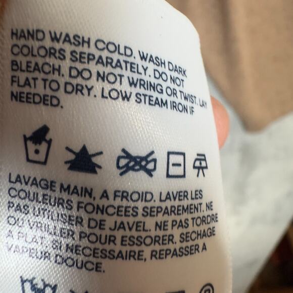 Land's End Plus Size Sweater Women's 1X 100% CASHMERE Brown V-Neck Speckled NWT! - Picture 7 of 14